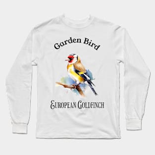 Garden Bird European GoldFinch Long Sleeve T-Shirt